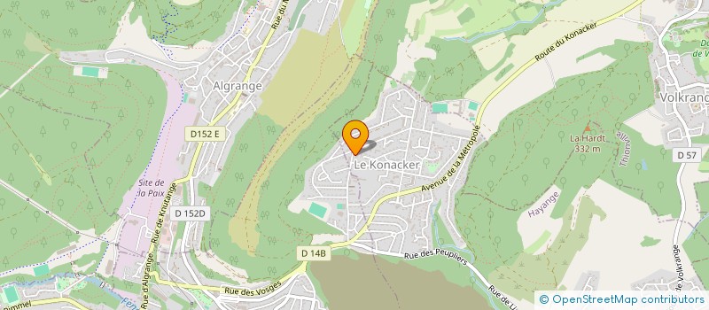 localisation de l'entreprise MENICHINI  HAYANGE