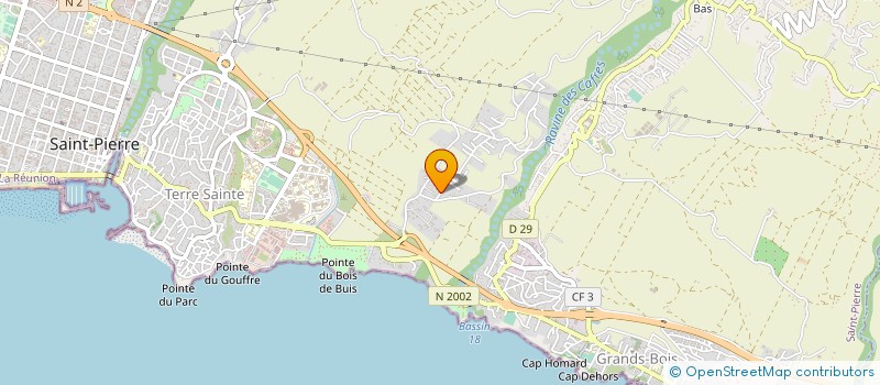 localisation de l'entreprise MENICOR à SAINT-PIERRE