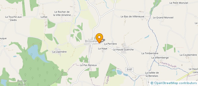 localisation de l'entreprise MENIDREY  BROUALAN