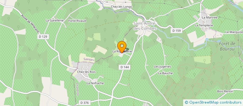 localisation de l'entreprise MENIER LA RIGOLETRIE à LOUZAC-SAINT-ANDRE