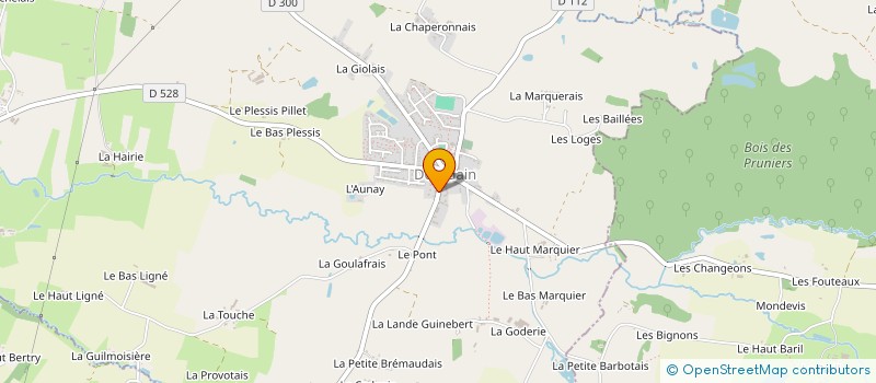 localisation de l'entreprise MENIER SECURITE SERVICE  SAINT-AUBIN-DU-CORMIER