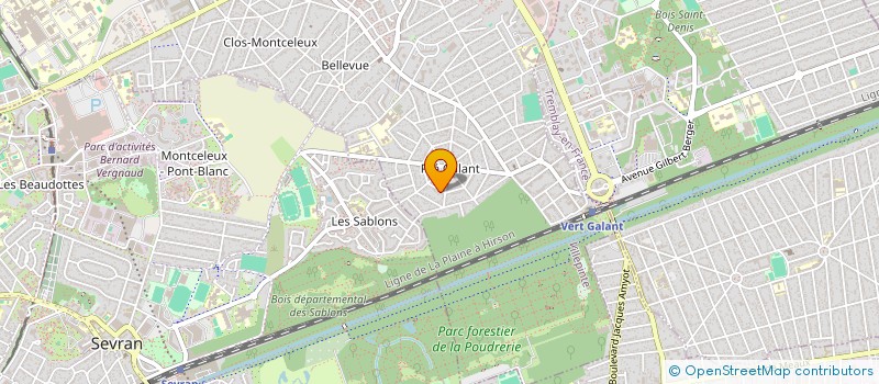 localisation de l'entreprise MENIF à VILLEPINTE