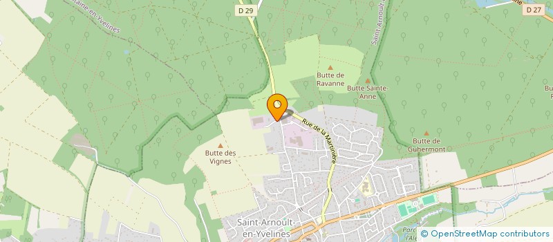 localisation de l'entreprise MENIGER à SAINT-ARNOULT-EN-YVELINES