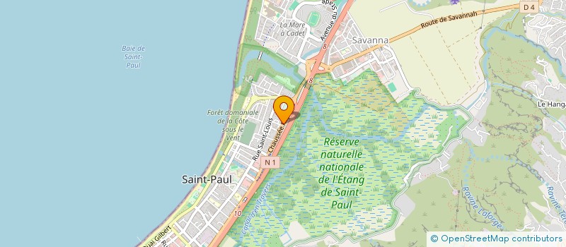 localisation de l'entreprise MENIGOZ SARL à SAINT-PAUL