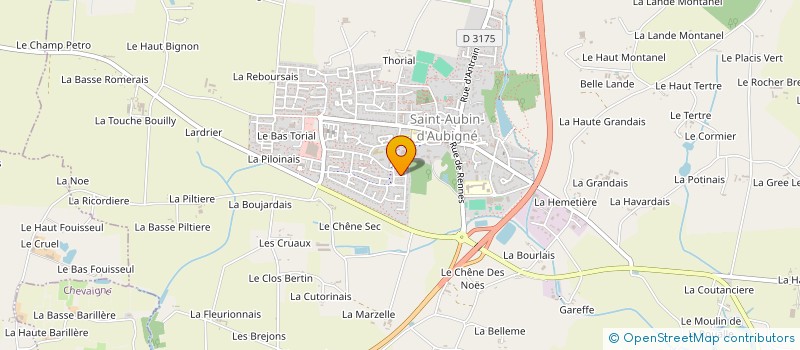 localisation de l'entreprise MENIKMATI  SAINT-AUBIN-D'AUBIGNE