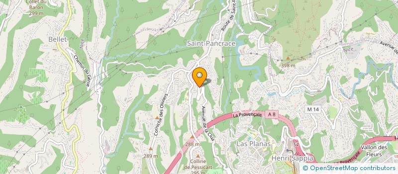 localisation de l'entreprise MENIL  NICE