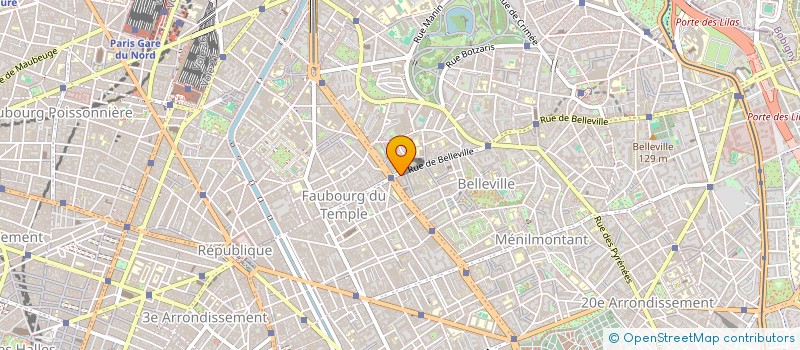 localisation de l'entreprise MENIL PRIMEURS à PARIS