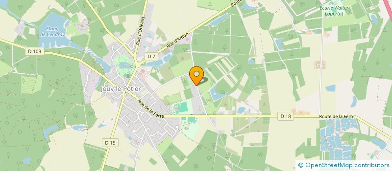 localisation de l'entreprise MENILDO à JOUY-LE-POTIER