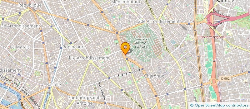 localisation de l'entreprise MENILMONTANT CONDUITE  PARIS