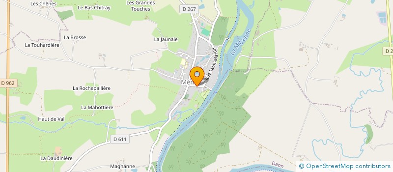 localisation de l'entreprise MENILOISE SA à MENIL