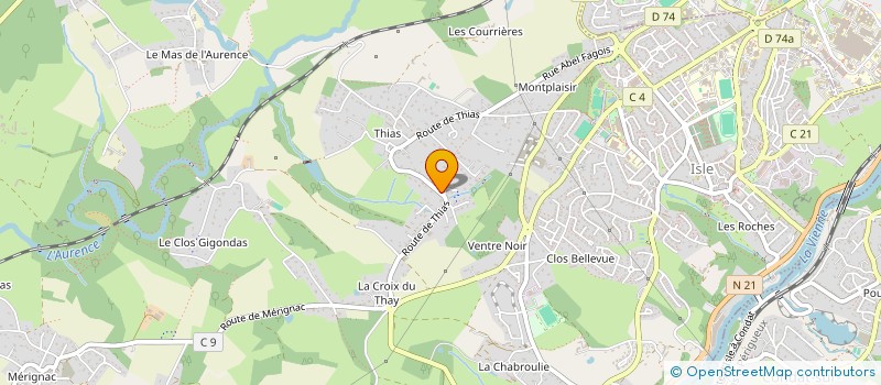 localisation de l'entreprise MENISLEDREY  ISLE