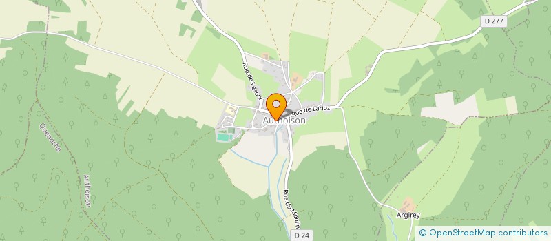 localisation de l'entreprise MENISOT  AUTHOISON