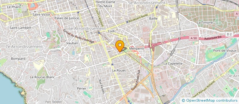 localisation de l'entreprise MENISU à MARSEILLE