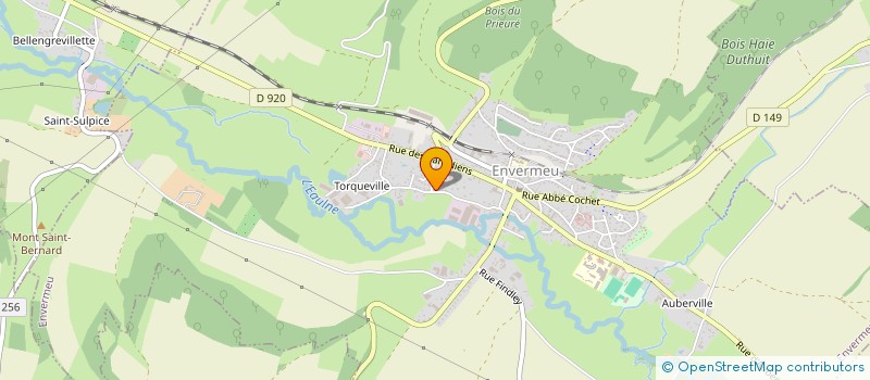 localisation de l'entreprise MENIVAL  ENVERMEU