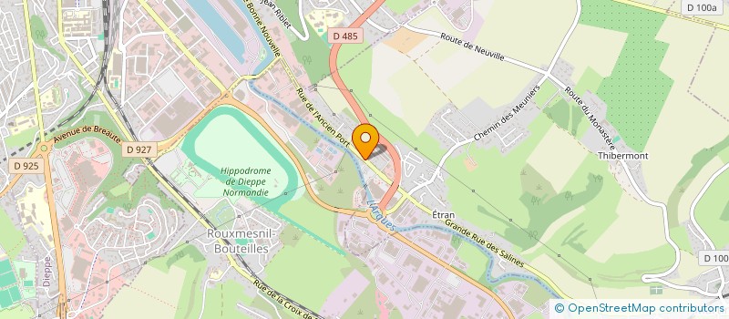 localisation de l'entreprise MENIVAL COUVERTURE  MARTIN-EGLISE