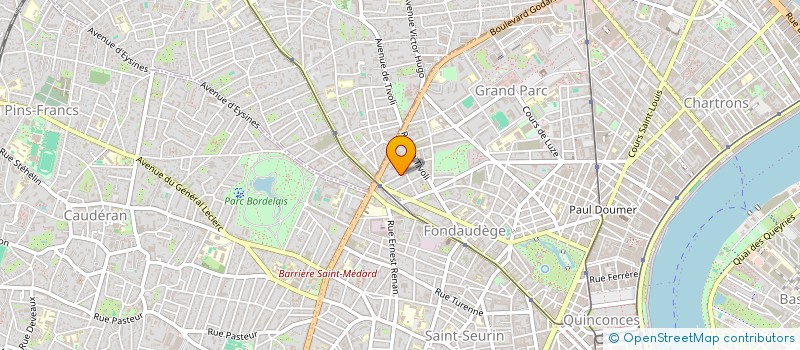 localisation de l'entreprise MENJO CAPITAL SAS  BORDEAUX