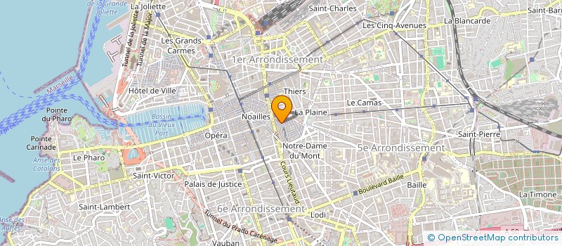 localisation de l'entreprise MENJOR  MARSEILLE
