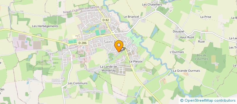 localisation de l'entreprise MENLAN  SAINT-ERBLON