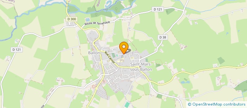 localisation de l'entreprise MENLO PARK  BALLON-SAINT MARS