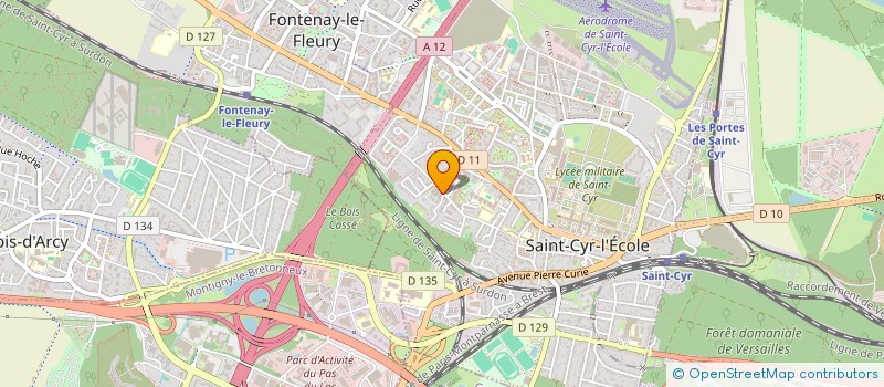 localisation de l'entreprise MENLOUIS ASSOCIES à SAINT-CYR-L'ECOLE