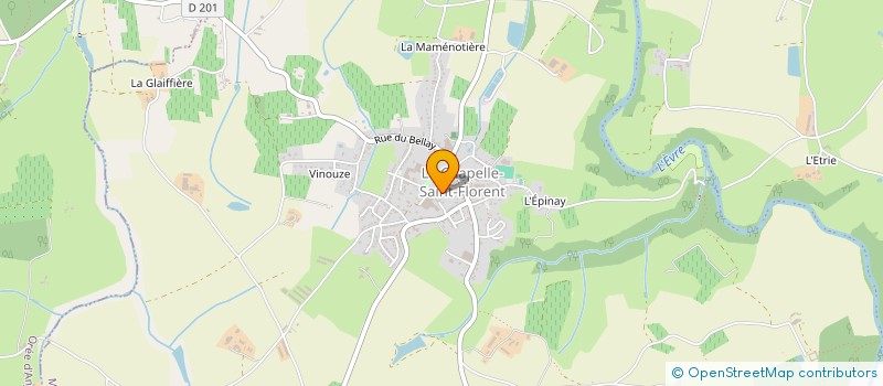 localisation de l'entreprise MENNALI SERVICES  MAUGES-SUR-LOIRE