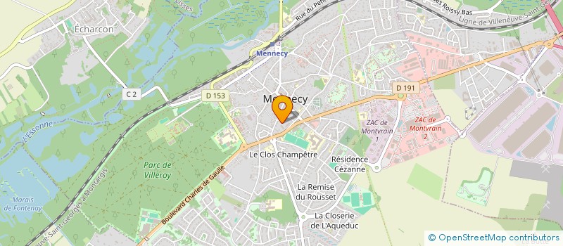 localisation de l'entreprise MENNEC'IMMO à MENNECY