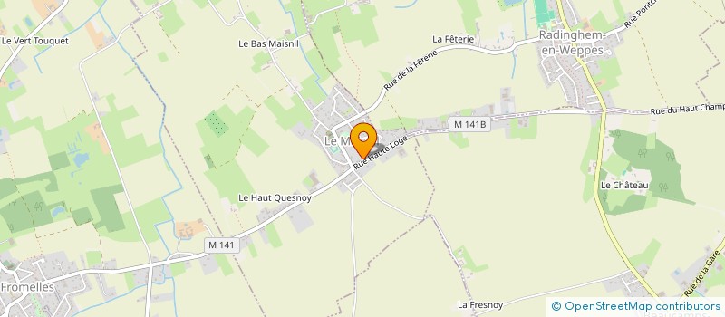 localisation de l'entreprise MENNECHEZ à LE MAISNIL