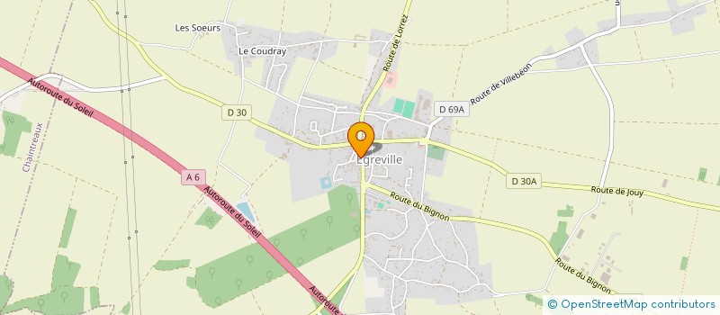 localisation de l'entreprise MENNECY CONDUITE 2000 à EGREVILLE