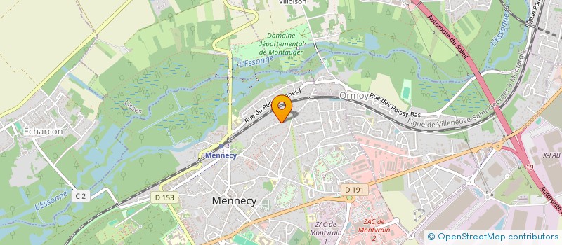 localisation de l'entreprise MENNECY DANSE à MENNECY