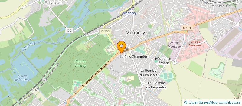 localisation de l'entreprise MENNECY ET SON HISTOIRE à MENNECY