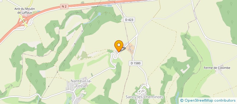 localisation de l'entreprise MENNEJEAN PRESTATIONS à NANTEUIL-LA-FOSSE
