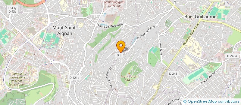 localisation de l'entreprise MENNESSON AVOCAT  MONT-SAINT-AIGNAN