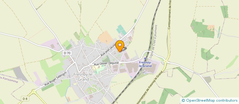 localisation de l'entreprise MENNESSON ET FILS à FRESNOY-LE-GRAND