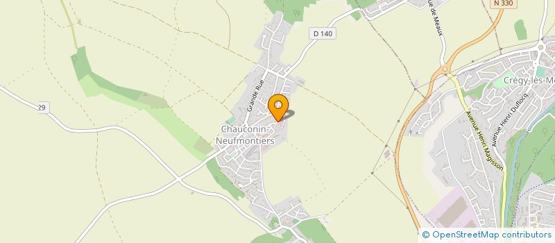 localisation de l'entreprise MENNESSON PEINTURE  CHAUCONIN-NEUFMONTIERS