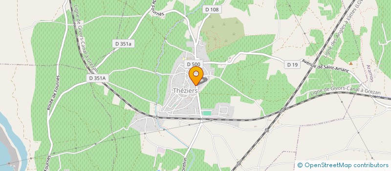 localisation de l'entreprise MENO  THEZIERS