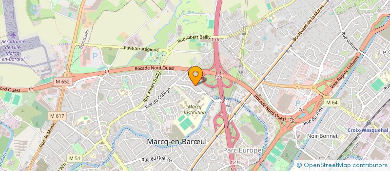localisation de l'entreprise MENOLY à MARCQ-EN-BARŒUL