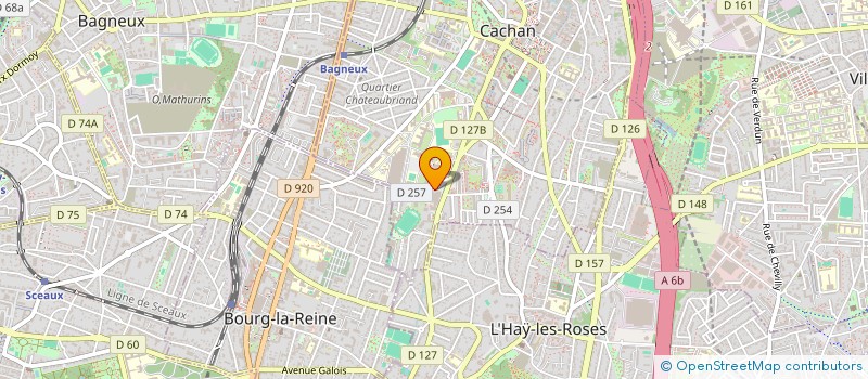 localisation de l'entreprise MENOR DISTRIBUTION à CACHAN