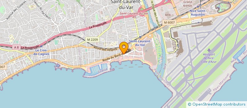 localisation de l'entreprise MENORA à SAINT-LAURENT-DU-VAR