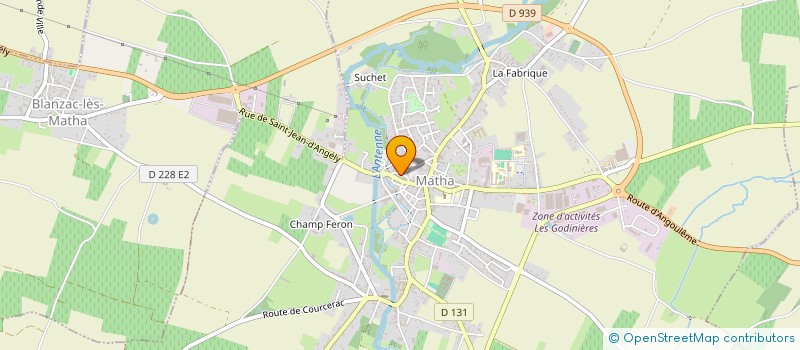 localisation de l'entreprise MENORA  MATHA