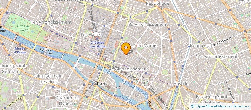 localisation de l'entreprise MENORA PRAZE  PARIS 04