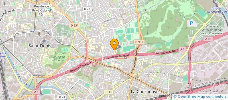 localisation de l'entreprise MENORAH à SAINT-DENIS
