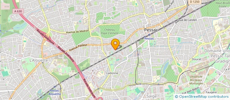 localisation de l'entreprise MENOREAU  PESSAC