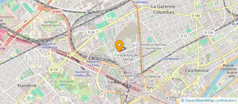 localisation de l'entreprise MENOREE à COURBEVOIE