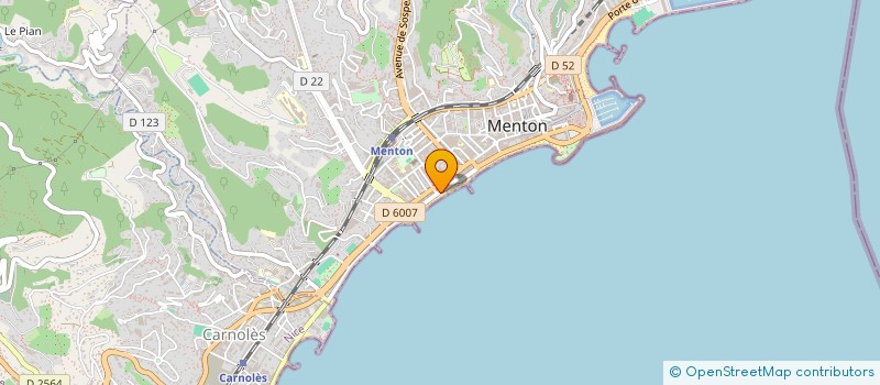 localisation de l'entreprise MENOT à MENTON