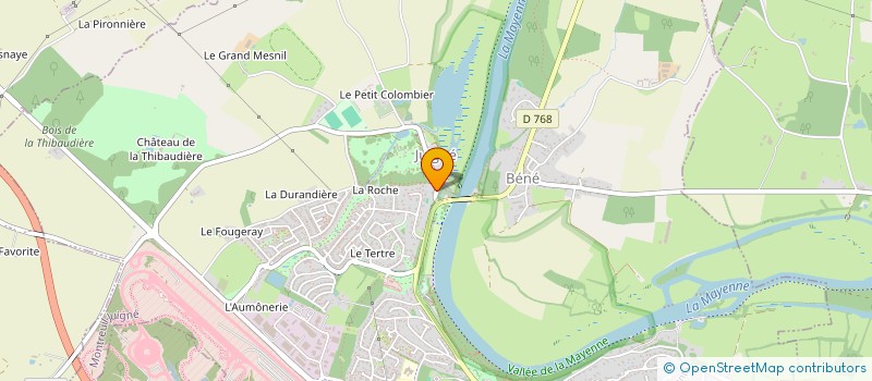 localisation de l'entreprise MENOUAIS C ET GABOREAU M C  MONTREUIL-JUIGNE