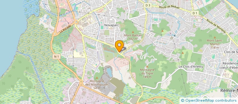 localisation de l'entreprise MENOZOVA  CAYENNE