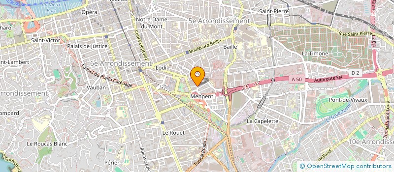 localisation de l'entreprise MENPENTI à MARSEILLE