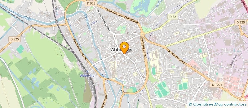 localisation de l'entreprise MENPLACE à ABBEVILLE