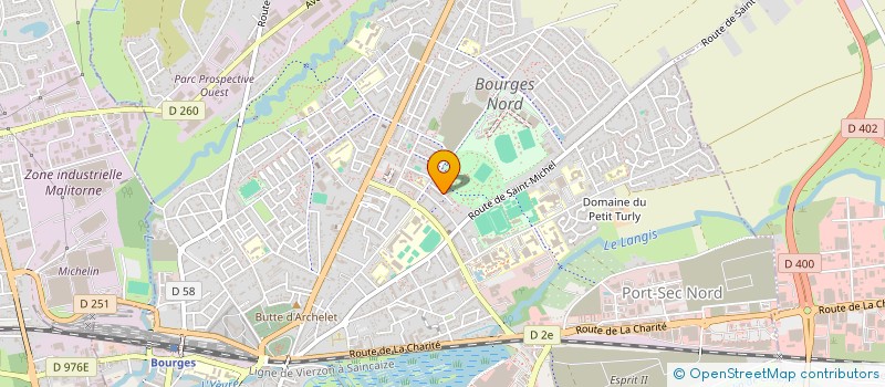 localisation de l'entreprise MENPLAQ  BOURGES