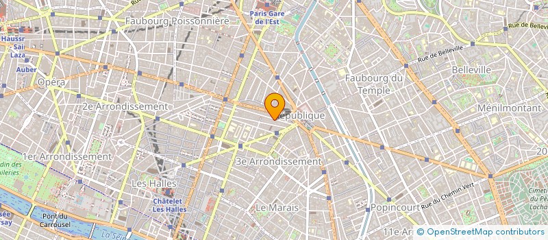 localisation de l'entreprise MENPORT à PARIS